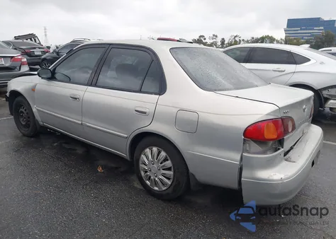 2001 Toyota Corolla Le z USA, uszkodzony, nr VIN 2T1BR12EX1C486482